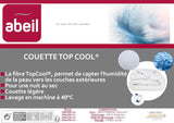 Abeil 1388 Kołdra Topcool, cienka, regulator wilgotności, biała, 240 x 260 cm Kołdry i kołdry Naty Shop