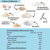 LOWER-CARB VANILLA CAKE BLEND - ekologiczna, bezglutenowa mieszanka na ciasto lub naleśniki, bogata w białko Naty Shop Kitchen