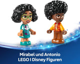 LEGO® Disney Mini Domek Encanto, zabawka konstrukcyjna dla dziewczynek od 5 lat, zabawka fantasy i zestaw konstrukcyjny z mini lalkami Mirabel i Antonio, figurką Kapibary i kluczem 43261 Zestawy konstrukcyjne Besuche den LEGO-Store