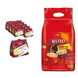 Melitta BellaCrema Intenso gemahlener Röstkaffee w kapsułkach Kaffee 10 x 16 kapsułek & Café Bistro Röstkaffee w kapsułkach Kaffee, 100 kapsułek