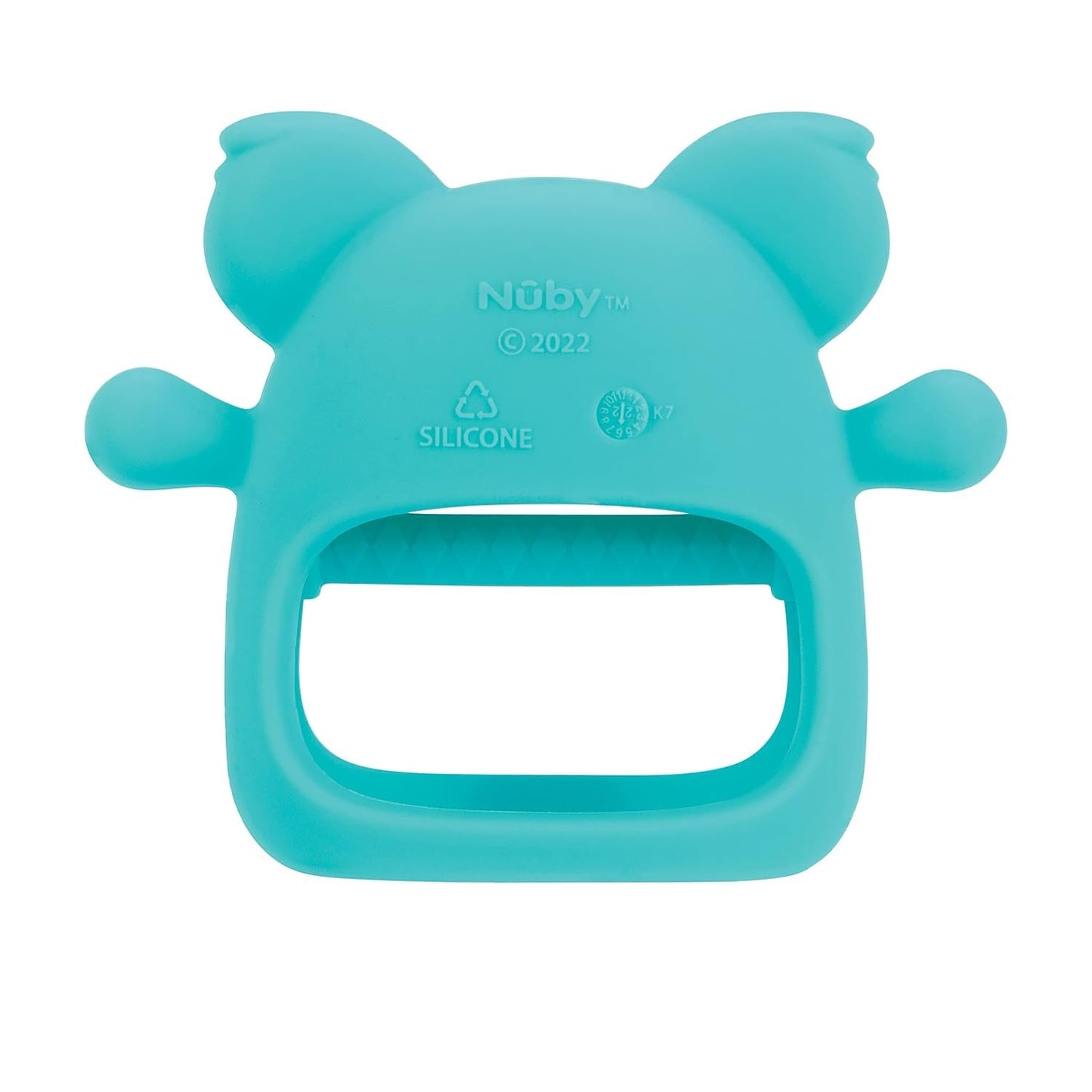 Nuby – Silikonowe rękawice dentystyczne, bez BPA, Blue Koala, od 3 miesięcy