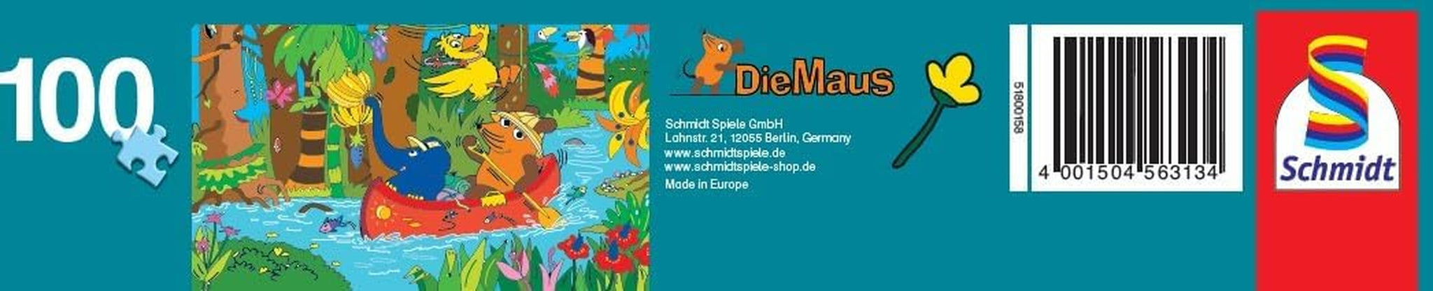 Mysz w dżungli (układanka dla dzieci) Puzzle Naty Shop