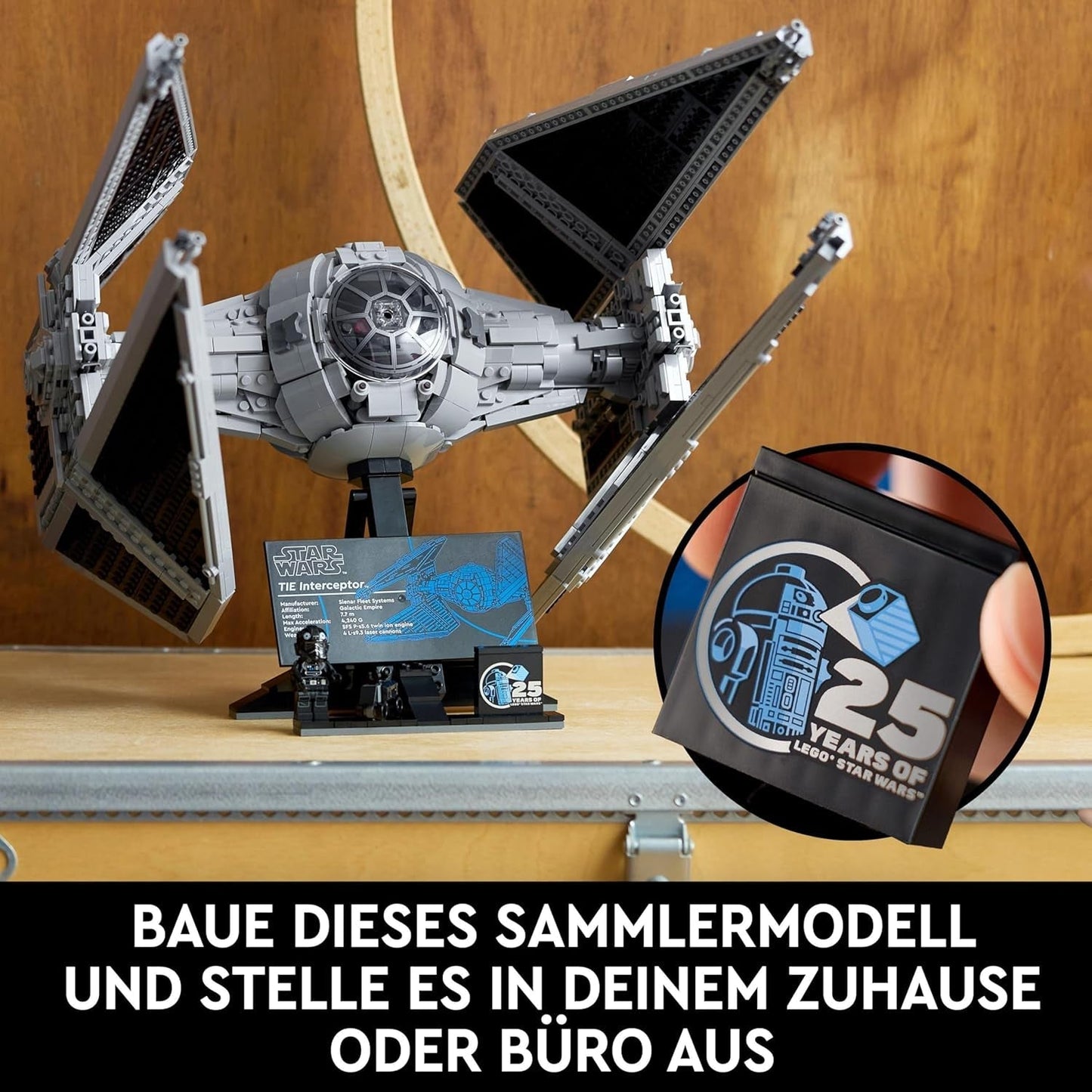 LEGO Star Wars Tie Interceptor Ultimate Collector Series Zestaw do kreatywnego budowania dla dorosłych Starfighter Model z klocków Prezent dla fanów Kolekcjonerski zestaw Ucs 75382 Zestawy do budowania Kup w sklepie LEGO