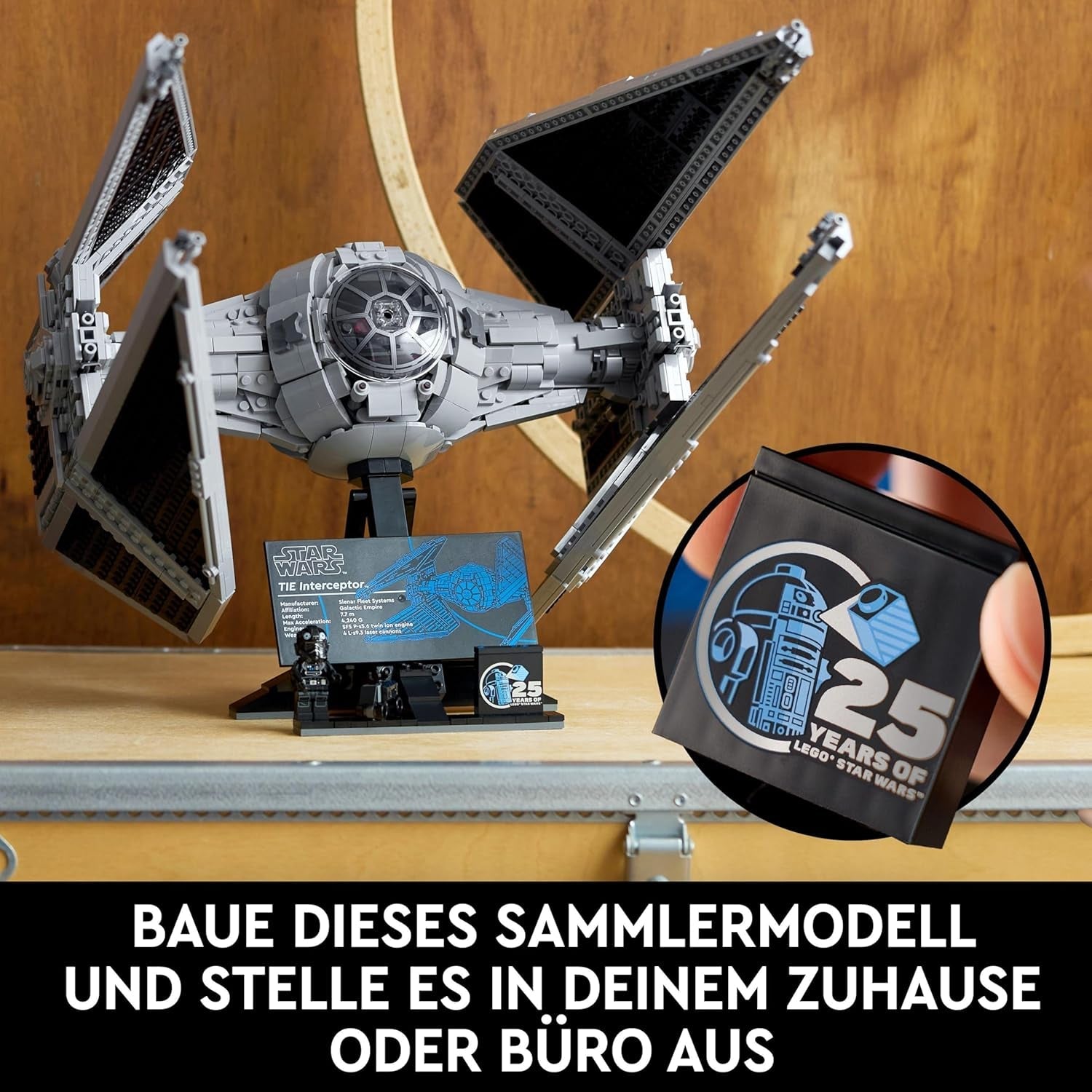 LEGO Star Wars Tie Interceptor Ultimate Collector Series Zestaw do kreatywnego budowania dla dorosłych Starfighter Model z klocków Prezent dla fanów Kolekcjonerski zestaw Ucs 75382 Zestawy do budowania Kup w sklepie LEGO