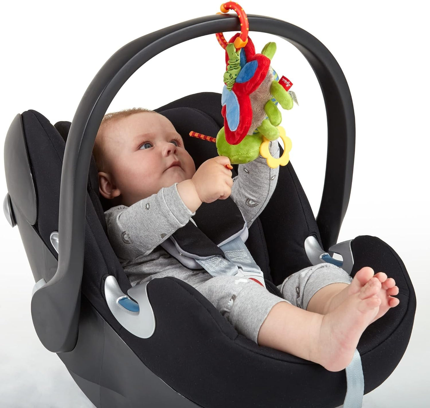 SIGIKID 42206 Zawieszka w kształcie motyla Aktywność dla dzieci PlayQ dla dziewczynek i chłopców Zabawka dla niemowląt polecana od 3 miesiąca Zabawki dla niemowląt Naty Shop