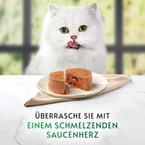 Gourmet Nature's Creations Heart Sauce Mousse Mokra karma dla kotów, bogata w kurczaka, opakowanie 12 szt. (12 x 85 g)