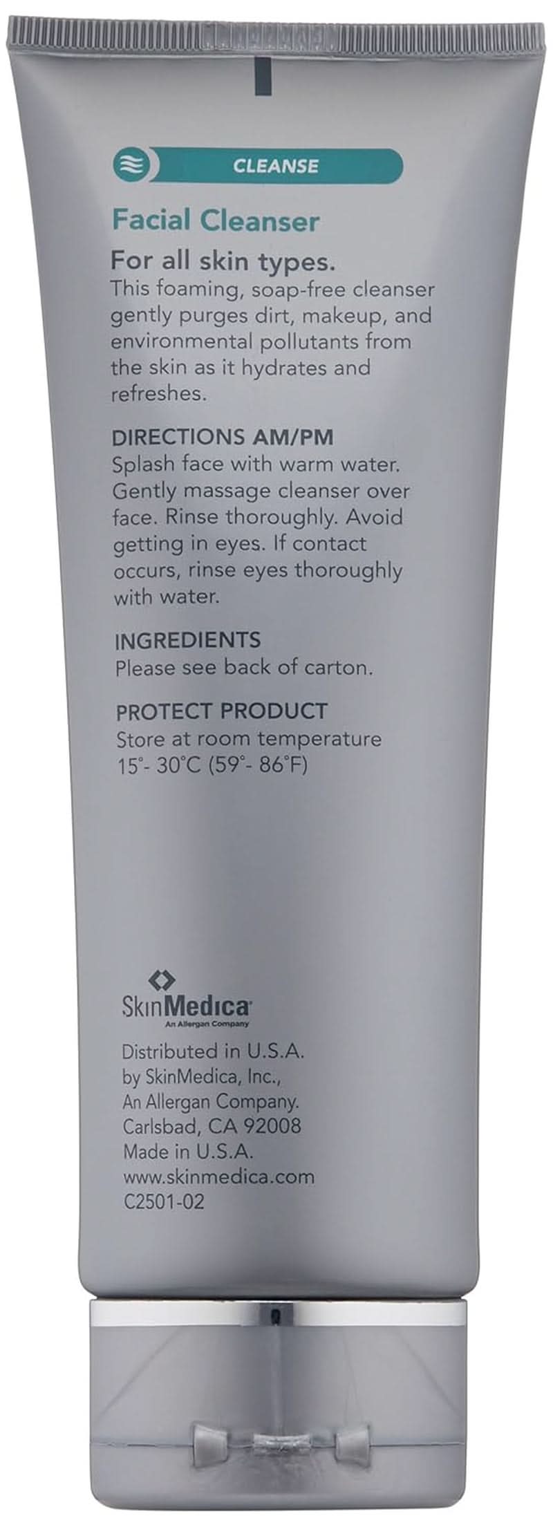 SkinMedica Facial Cleanser - pianka oczyszczająca do skóry normalnej lub suchej, idealna jako żel do mycia twarzy Naty Shop