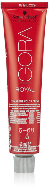 Schwarzkopf IGORA Royal Premium Farba do włosów 6-68 Ciemny blond Czekoladowa czerwień 1 opakowanie (1 x 60g) Naty Shop Kolor włosów Domyślny tytuł