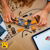 LEGO City Wyścigówka F1 z samochodem wyścigowym Mclaren — model zabawkowy Formuły 1 z samochodem wyścigowym i minifigurką — mały prezent dla chłopców i dziewcząt od 6 lat lub fanów sportów motorowych 60442 Zestawy do budowania Besuche den LEGO-Store