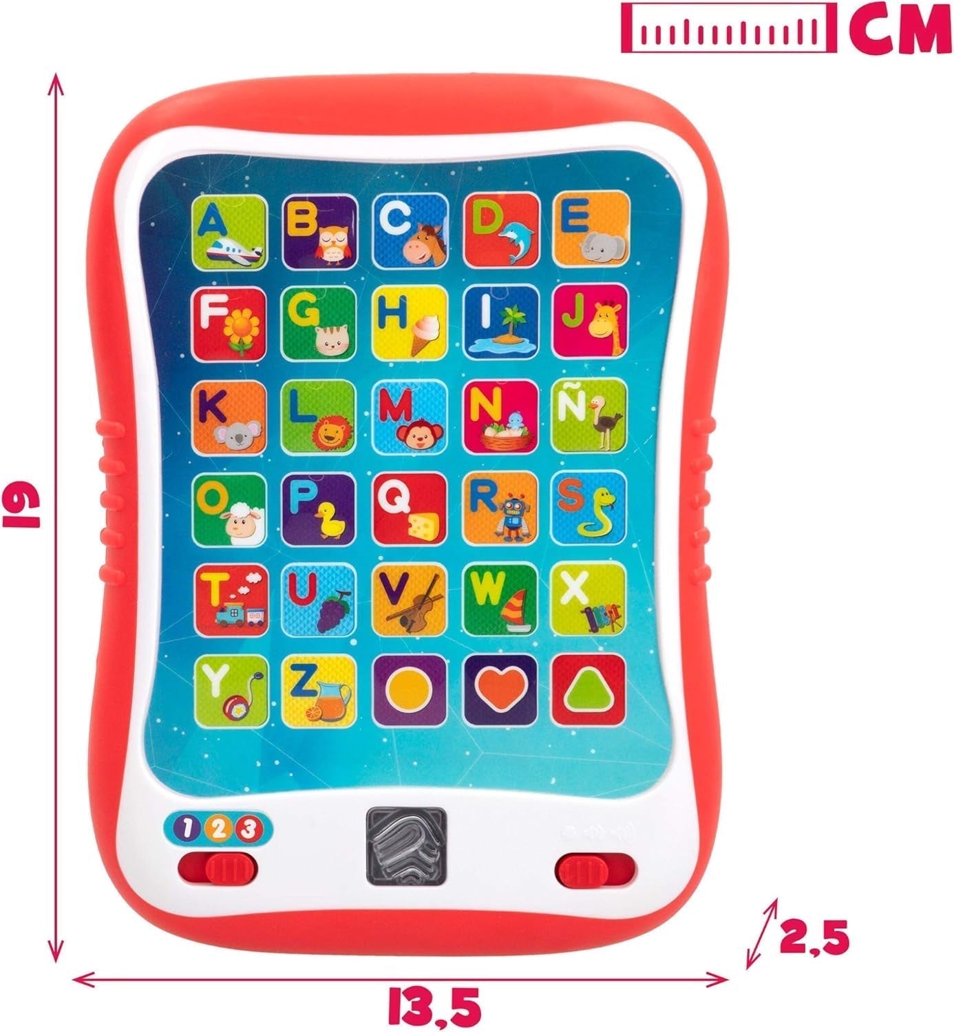 winfun ColorBaby 44256 Taca edukacyjna ze światłem i dźwiękiem. Zabawki dla dzieci Naty Shop
