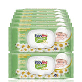 Chusteczki dla niemowląt Sensitive, 0% substancji zapachowych, 98% naturalnej formuły przywracającej równowagę pH skóry, pieczęć świeżości, 54 chusteczki