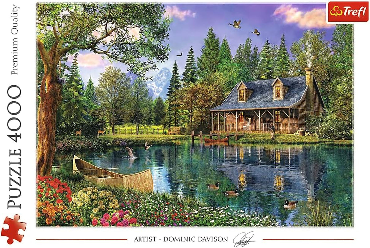 Trefl, Puzzle 45005, Popołudniowa idylla, 4000 elementów, Jakość Premium, Dla dzieci powyżej 14 lat Puzzle Naty Shop