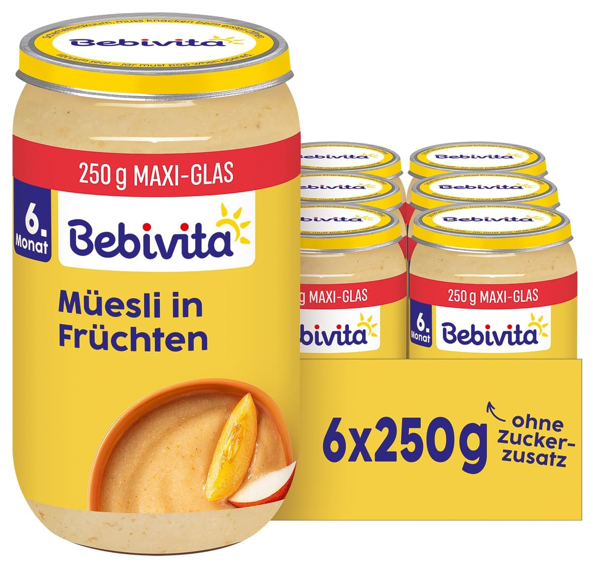 Musli z owocami i płatkami zbożowymi, 250g, opakowanie 6 szt. (6x250g)