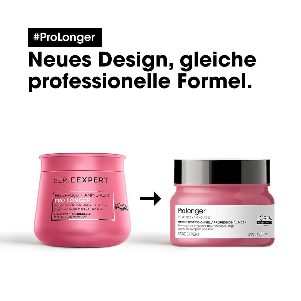 L'Oréal Professionnel Maska wzmacniająca włosy długie i cienkie z wypełniaczem A-100 i aminokwasami, Series Expert, Pro Longer Mask Maska do włosów Naty Shop