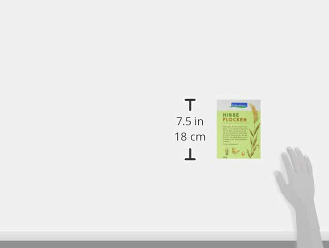 Hirse-Flocken Bio, opakowanie 6Er (6 X 400 G) Płatki zbożowe Naty Shop