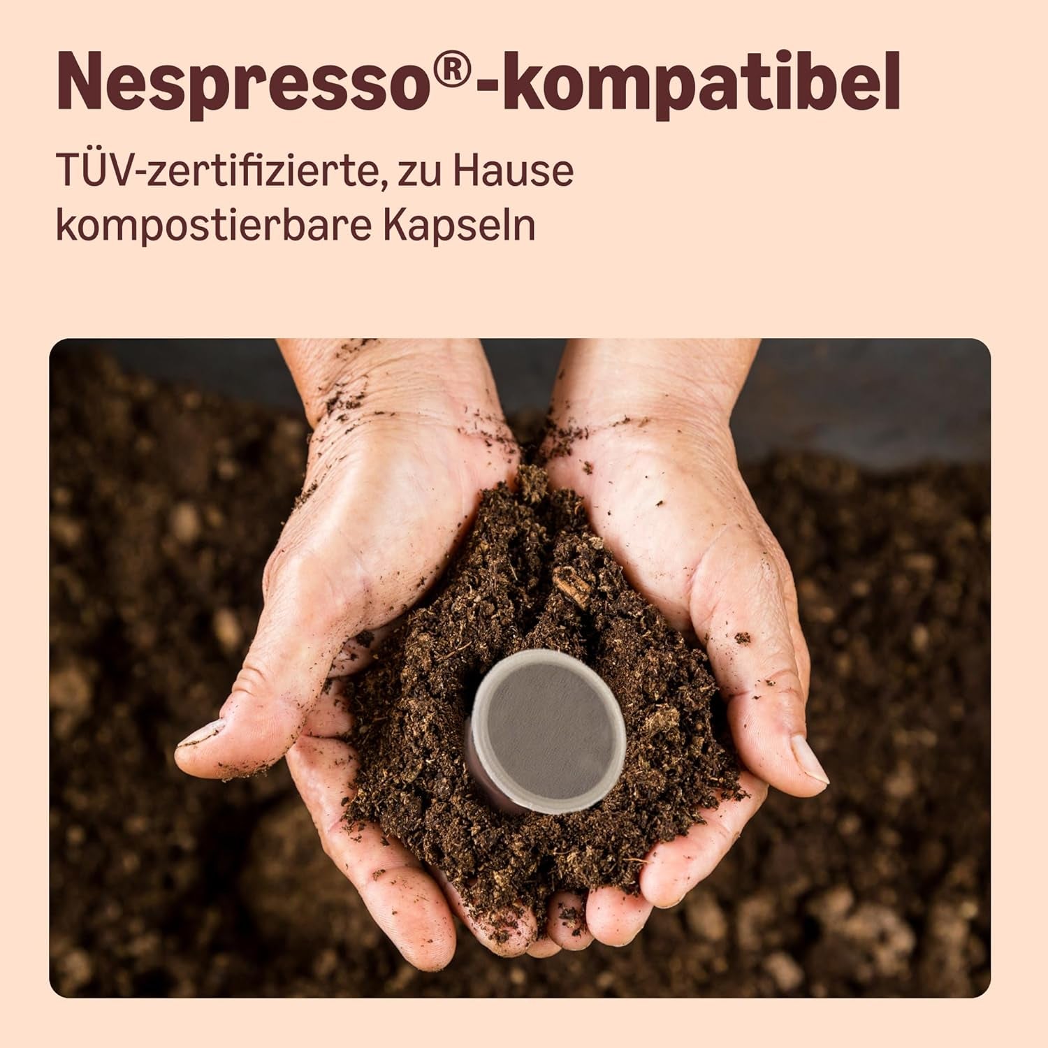 Autor: Amazon Heimkompostierbare Kaffeekapseln, kompatibel mit Nespresso, 100% kolumbianischer Arabica, 20 Stück – Rainforest Alliance-zertifiziert