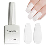 Żelowy lakier do paznokci CANNI, półtrwały, ciemnofioletowy, lakier do paznokci, żel UV, Soak Off, Manicure