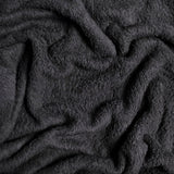 Brentford's Teddy Koc polarowy Duży koc na łóżko Pluszowy Super miękki, ciepły Sofa Narzuta na łóżko Czarny - 150 x 200 cm Łóżka i koce Besuche den Brentfords-Store