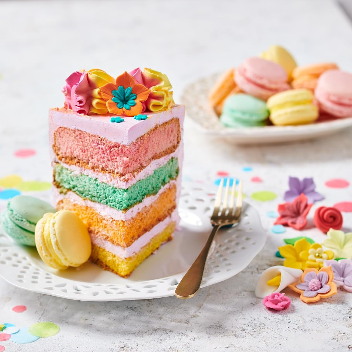 Funcakes Paste Colorants Zestaw barwników spożywczych, 8 sztuk: Skoncentrowany barwnik spożywczy do ciasta, kremu, kremówki, marcepanu, ciasta, pasty modelarskiej i pasty kwiatowej. Halal.