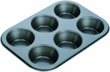 Backform, Schwarz, 26,5 X 18 X 3 Cm Formy i blachy do pieczenia Naty Shop 6 Muffin