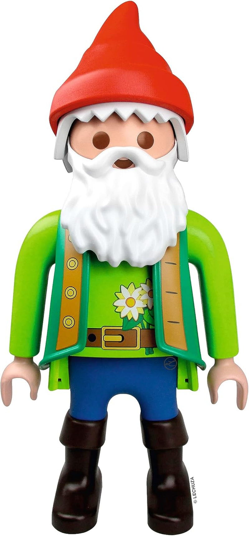 LECHUZA Ogrodnik 2021 - Słonecznik (62,5 cm), Zielony/Jasny Niebieski