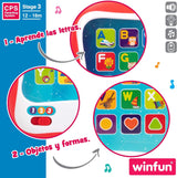 winfun ColorBaby 44256 Taca edukacyjna ze światłem i dźwiękiem. Zabawki dla dzieci Naty Shop
