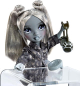 Rainbow High Shadow High Girl's Night - Luna Madison – 28 cm Modepuppe w Grautönen, Graues Haar & Outfit mit Accessoires und Kamm – Für Sammler und Kinder ab 6 Jahren