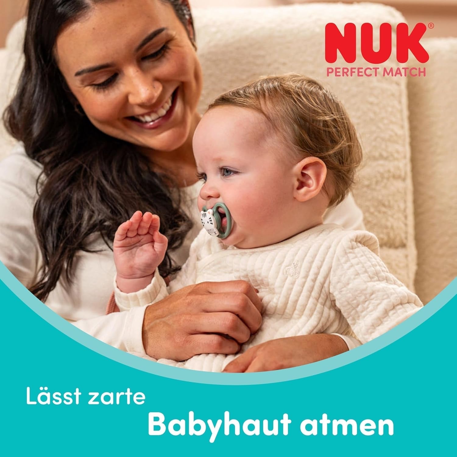 Smoczki NUK Perfect Match Air dla niemowląt | 6-18 miesięcy | Smoczki ortodontyczne, które wspomagają cyrkulację powietrza i zapobiegają wysypce spowodowanej śliną | 95% akceptacji przez dzieci** | Disney Kubuś Puchatek | Opakowanie 2