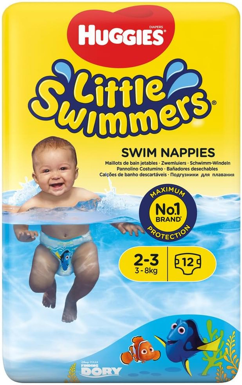 Pieluchy do pływania Huggies Little Swimmers, rozmiar 3-4 (7-15 kg), 1 opakowanie 20 sztuk