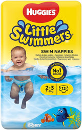 Pieluchy do pływania Huggies Little Swimmers, rozmiar 3-4 (7-15 kg), 1 opakowanie 20 sztuk