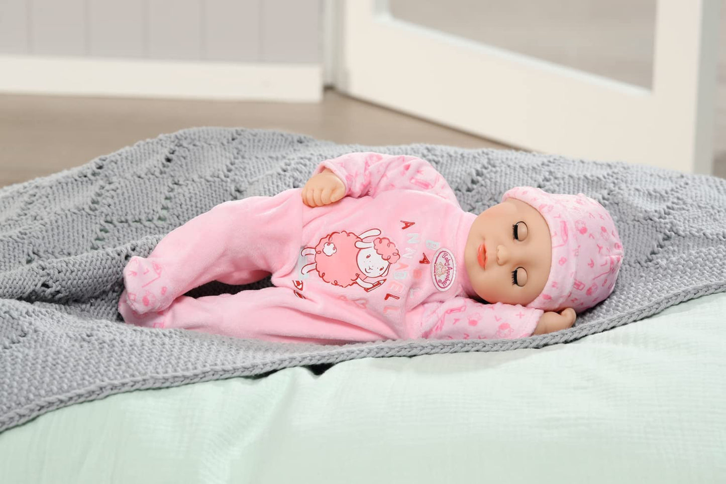 Annabell Mała lalka Annabell 36 cm, z materiałowym korpusem i zaspanymi oczami, 36 cm, 709870 Zapf Creation