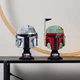 LEGO Star Wars Model hełmu Mandalorianina, kolekcja dekoracji pokoju i wspaniały prezent dla dorosłych, zestaw, mężczyźni, kobiety, matka, ojciec, pomysł na prezent z kolekcji 75328 Zestawy do budowania Besuche den LEGO-Store