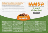 IAMS Delights Land Collection Mokra karma dla kotów - Opakowanie zbiorcze z różnymi rodzajami mięsa (jagnięcina, wołowina, kurczak i indyk) w sosie, mokra karma dla kotów od 1 roku, 12 x 85g