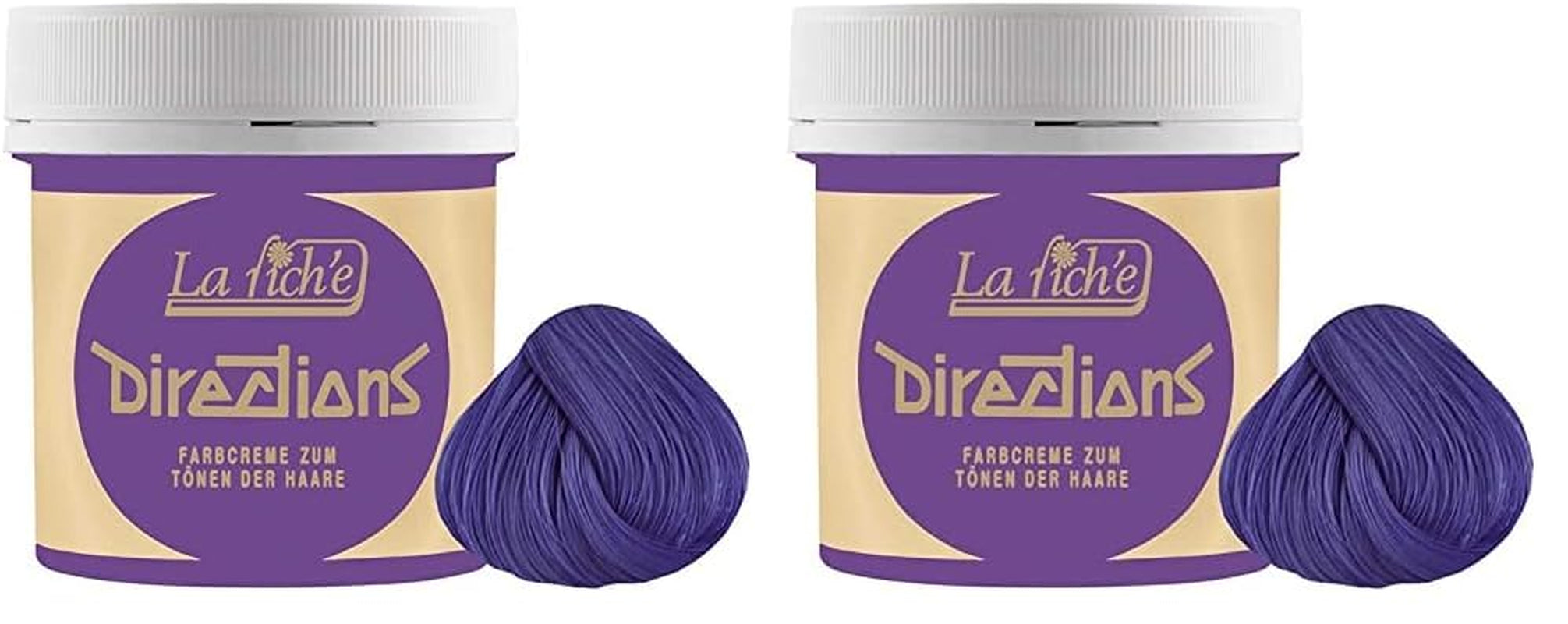 La Riché Różowy goździk, 1 opakowanie (100 ml) Farba do włosów Naty Shop Violet 100 ml (2 sztuki w opakowaniu)