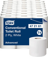 Papier toaletowy Tork Small Roll White T4, Advanced, 2 warstwy, 48 × 200 arkuszy, 472161