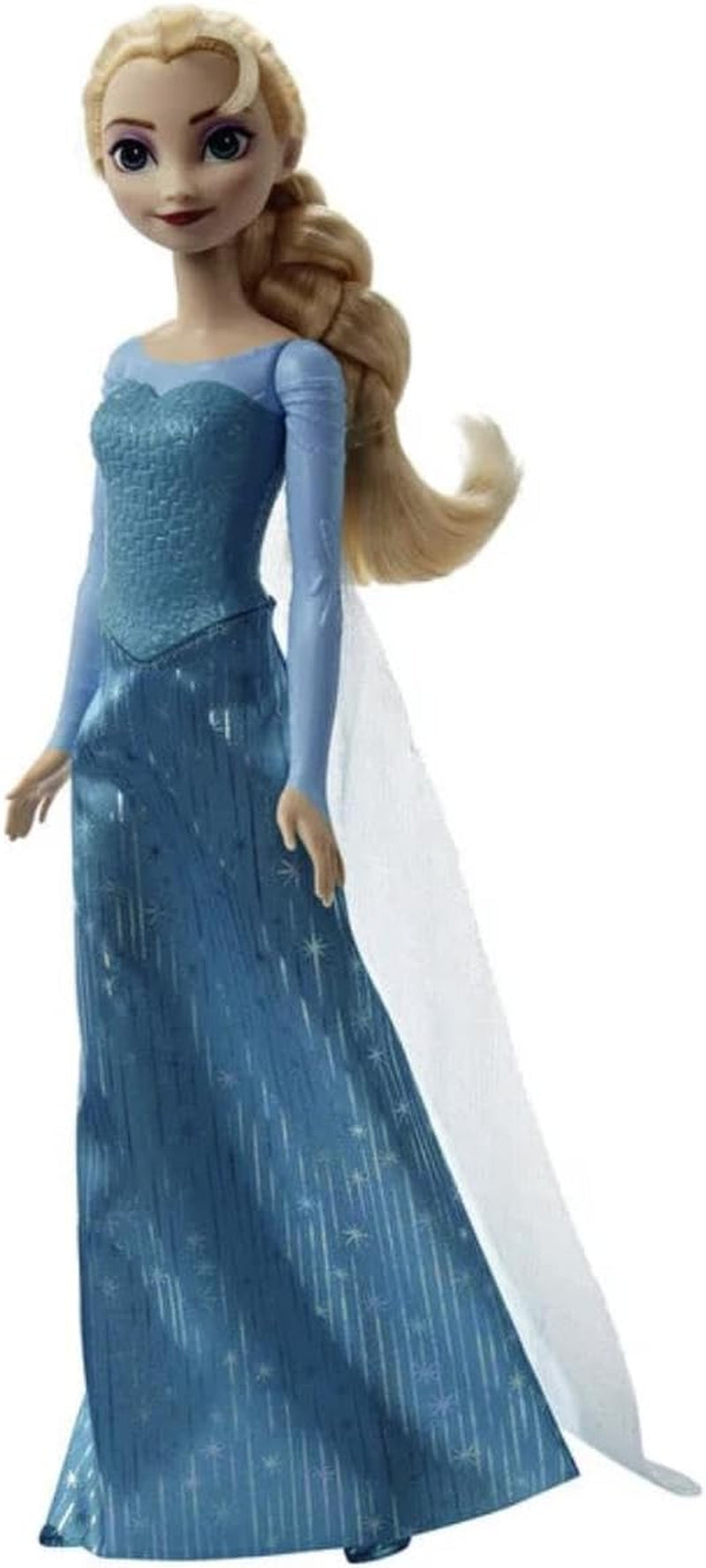 Mattel Disney Królowa Lodu Lalka Elsa, Lalka Królowej Lodu, Czesane Blond Włosy, Meble, Zdejmowane Buty, Prezenty Disneya, 3-letnie zabawki, HLW47 Naty Shop Dolls