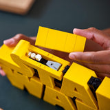 LEGO Star Wars 75407 Star Wars Logo Bricks - Zestaw do budowania dla dorosłych do kolekcjonowania - Model popkultury - element wystawowy na biurko - Pomysł na prezent dla dorosłych i nastoletnich fanów Zestawy do budowania Besuche den LEGO-Store