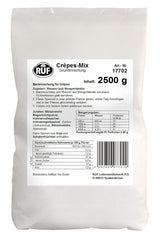 RUF Waffel-Mix, Großpackung, Grundmischung Zur Herstellung Von Waffeln Im Waffeleisen, Für Großküchen, Kantinen, Hotels Und Restauracje, 1 X 2500G Mieszanka do pieczenia i gotowania Naty Shop Crêpesteig Single