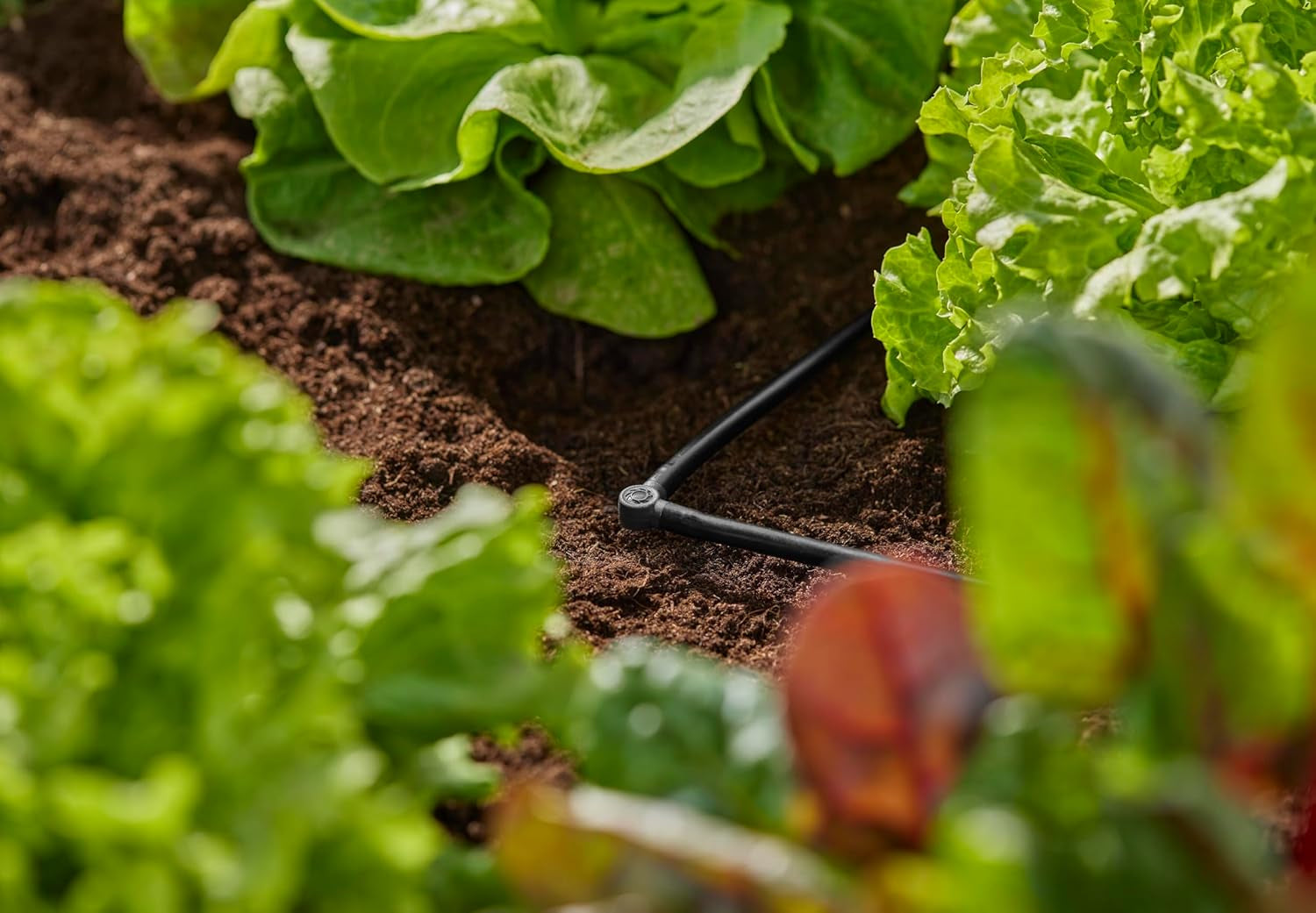 Łącznik L do Gardena Micro-Drip 4,6 mm (3/16 cala): do zmiany kierunku rozprowadzania i linii kroplujących o 90 stopni, montaż bez załamań, łatwa i elastyczna technika łączenia (13212-20)