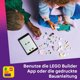 LEGO Friends Ciężarówka z lodami w Heartlake Zestaw do zabawy w udawanie 2 figurki i króliczek Zestaw do budowania 4-letnie dziewczynki Postać z minifigurką Zabawka do budowania 42644 Zestawy do budowania Besuche den LEGO-Store