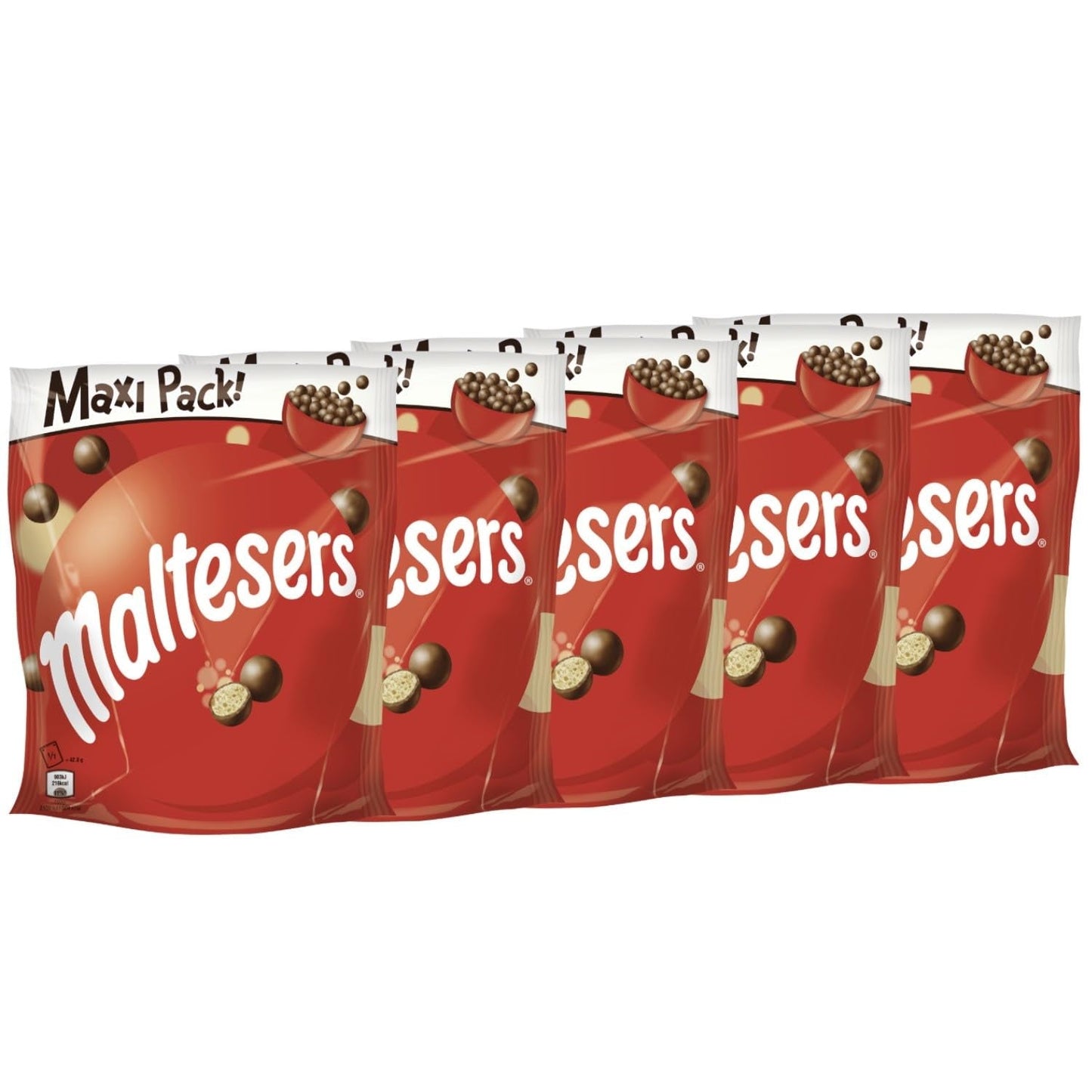 Maltesers, czekoladowe kulki z chrupiącym i lekkim środkiem, przewiewna, czekoladowa przekąska, 1 opakowanie (1 x 300g)
