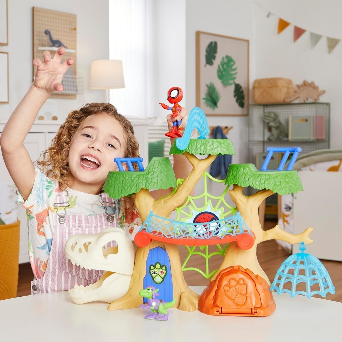 Marvel Spidey i jego super przyjaciele Dino Treehouse Zestaw superbohaterów Figurki Sklep Naty