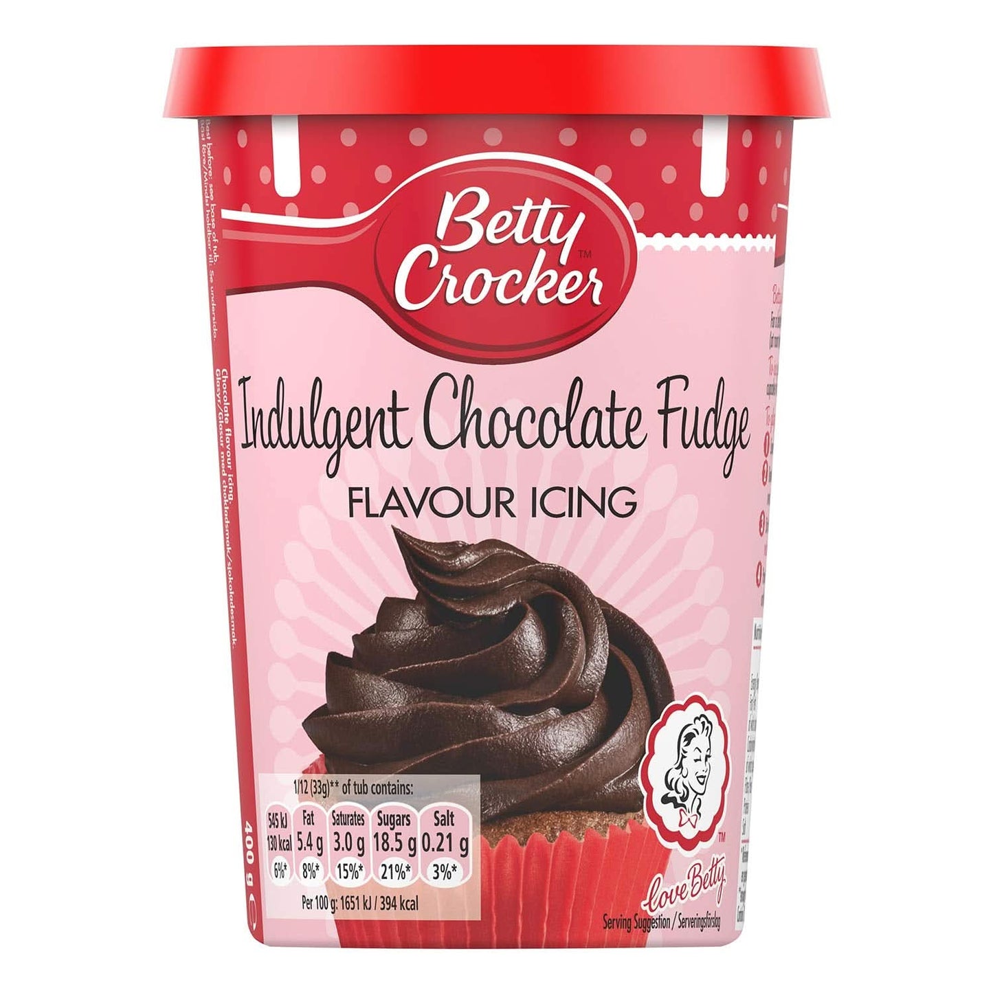 Betty Crocker, Lukier do ciasta z czekoladą i karmelem, 400 gramów Glazury i dekoracje Naty Shop