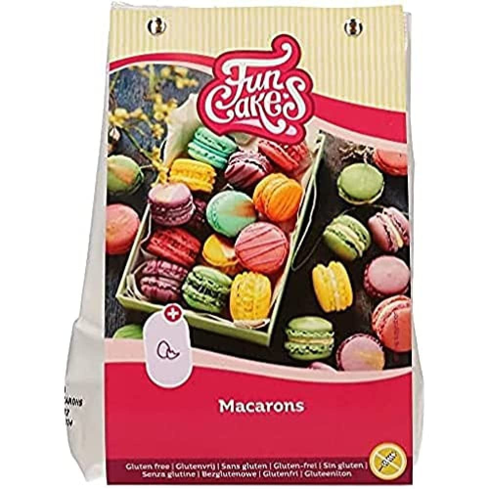 Funcakes Mix Für Macarons, Glutenfrei: Einfach Zu Berübenen, Perfekt Hausgemachte Macarons, Köstlicher Mandelgeschmack, Halal-Zertifiziert, 300G Mieszanka do pieczenia i gotowania Naty Shop Domyślny tytuł