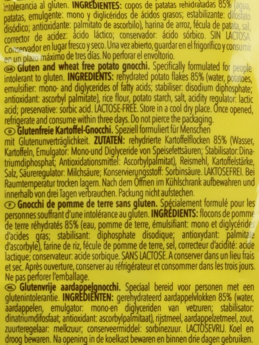 Gnocchi bezglutenowe, 300g, opakowanie 6 szt