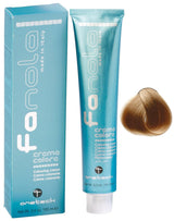 Fanola crema colore Krem koloryzujący 7,0 Blond, 100 ml Farba do włosów Naty Shop 9,00 Intensywny bardzo jasny blond