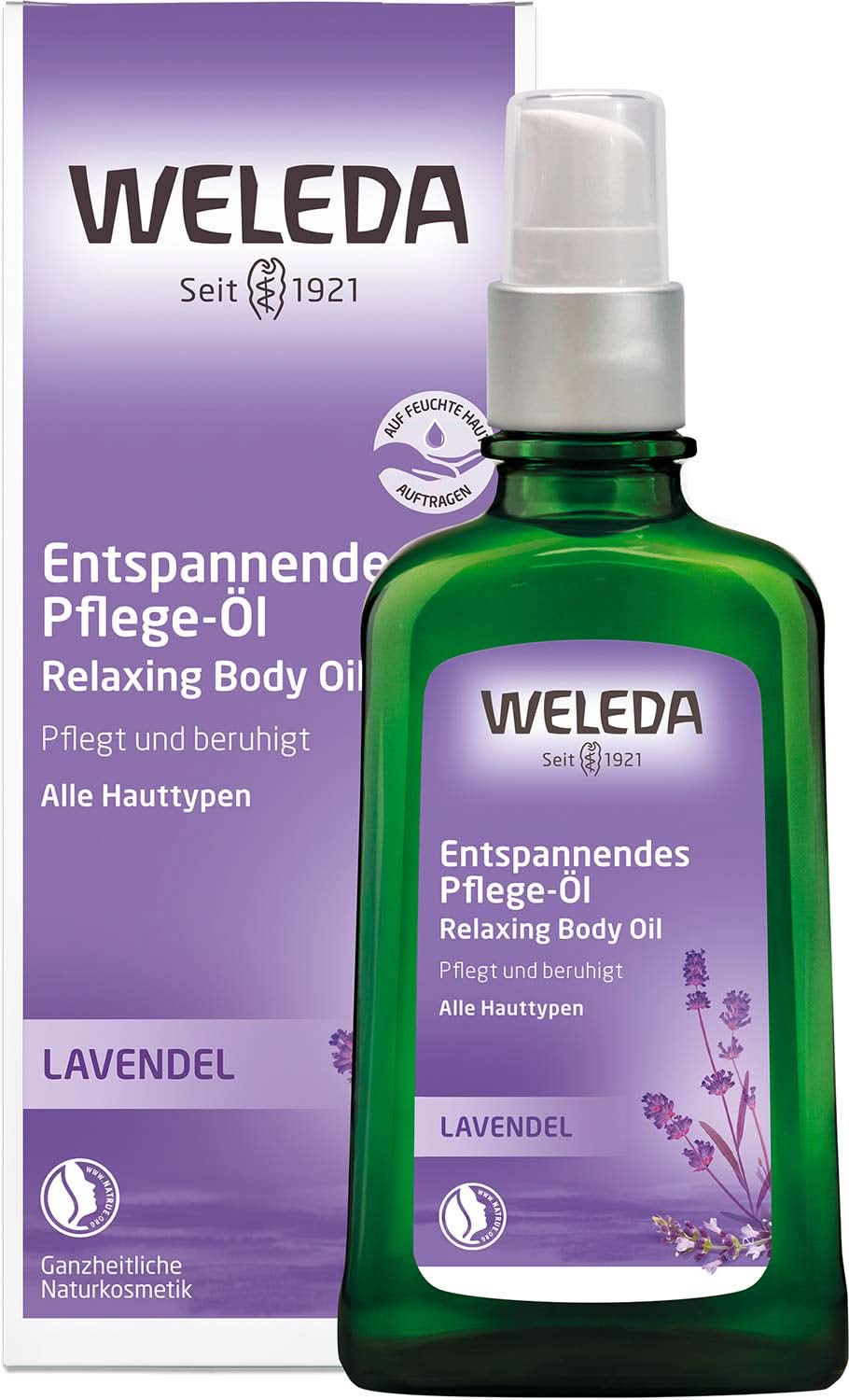 WELEDA Organiczny olejek do ciała lawendowy, 100 ml Sklep z kosmetykami i urodą Naty