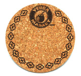 Zestaw do herbaty Yerba Mate dla 2 osób – Mas Energia Guarana 400 g – Kubek ceramiczny Marmol Blue 350 ml – Bombilla ze stali nierdzewnej 19 cm – Herbata sypka 2 x 200 g