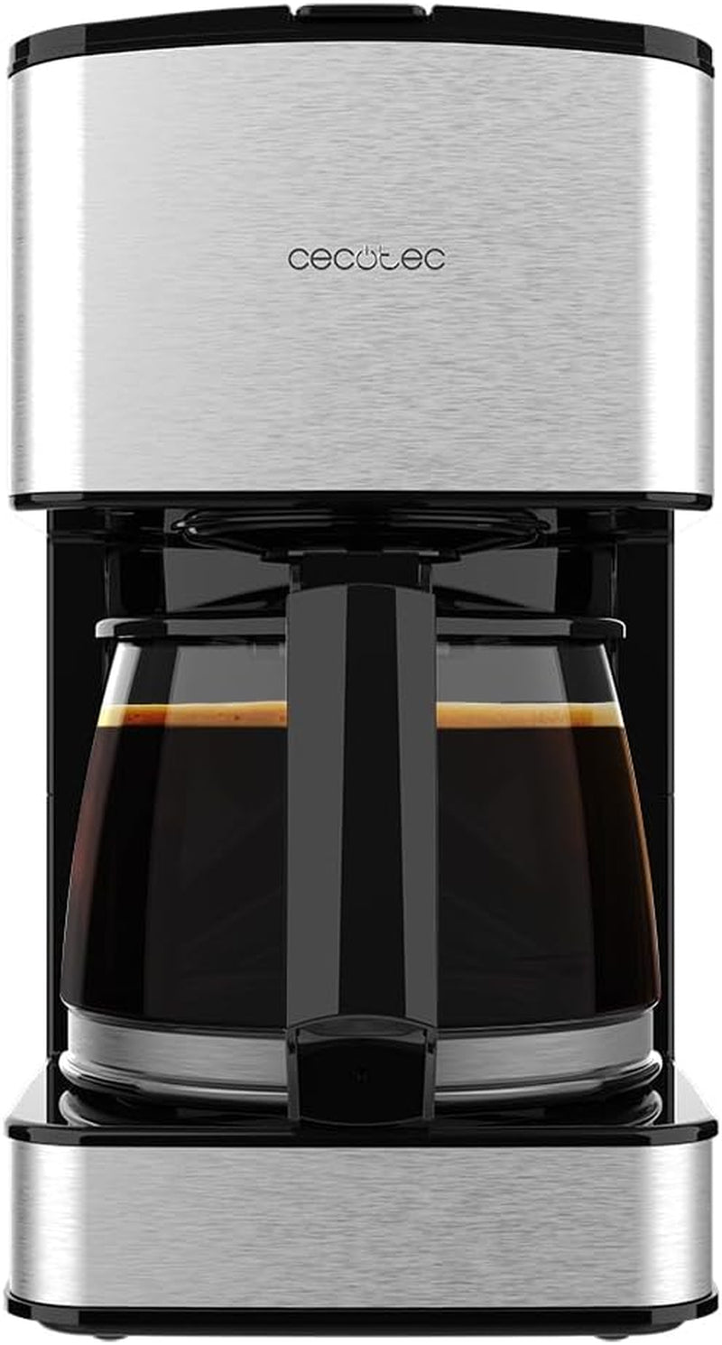 Espresso z filtrem Cecotec Coffee 66 Drop and Touch, moc 950 W, 1,5 L, 12 filiżanek, ekran dotykowy, szklana karafka, timer 24-godzinny, 6 przełączników, filtr siatkowy wielokrotnego użytku