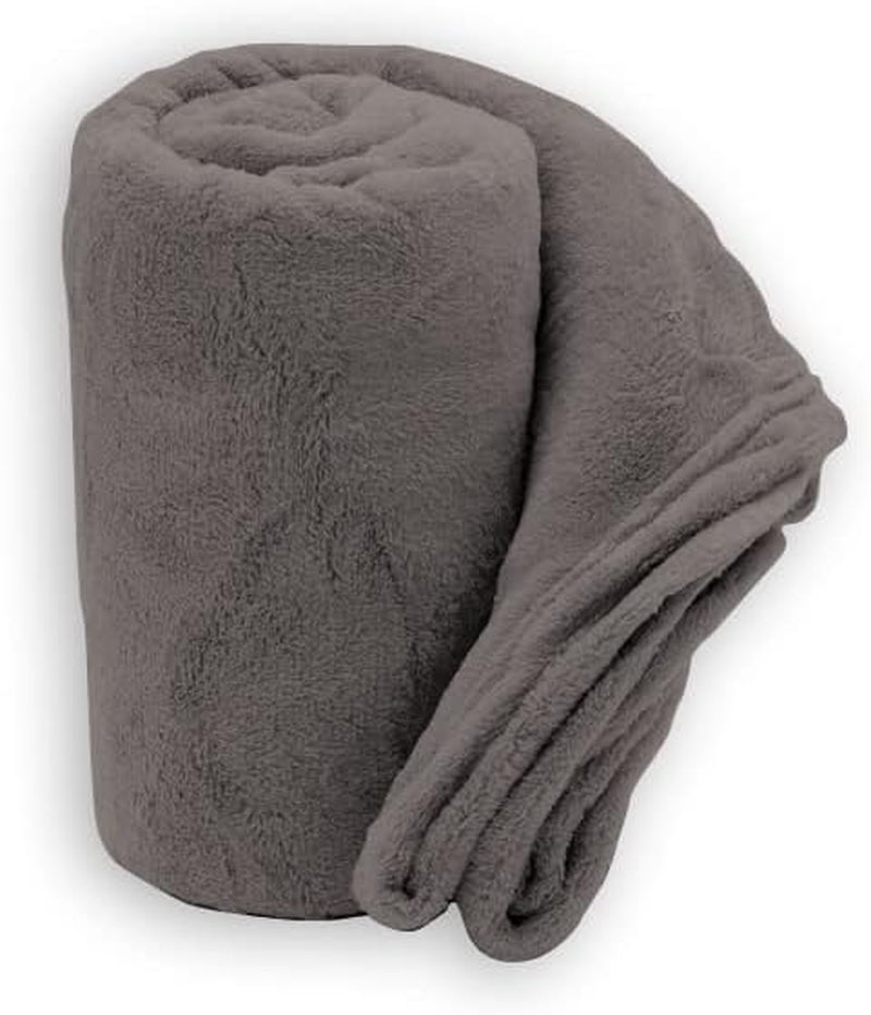 Miękki koc | Krata | Miękki dotyk | 130 x 160 cm | Proszek Kołdry i kołdry Naty Shop Taupe 210X240